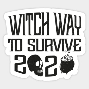 Witch Way To Survive Sticker
